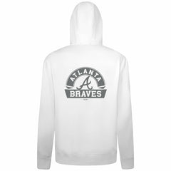 Atlanta Braves Levelwear Podium Chenille Logo Full-Zip Hoodie Sale