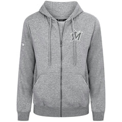 Miami Marlins Levelwear Podium Chenille Logo Full-Zip Hoodie Sale