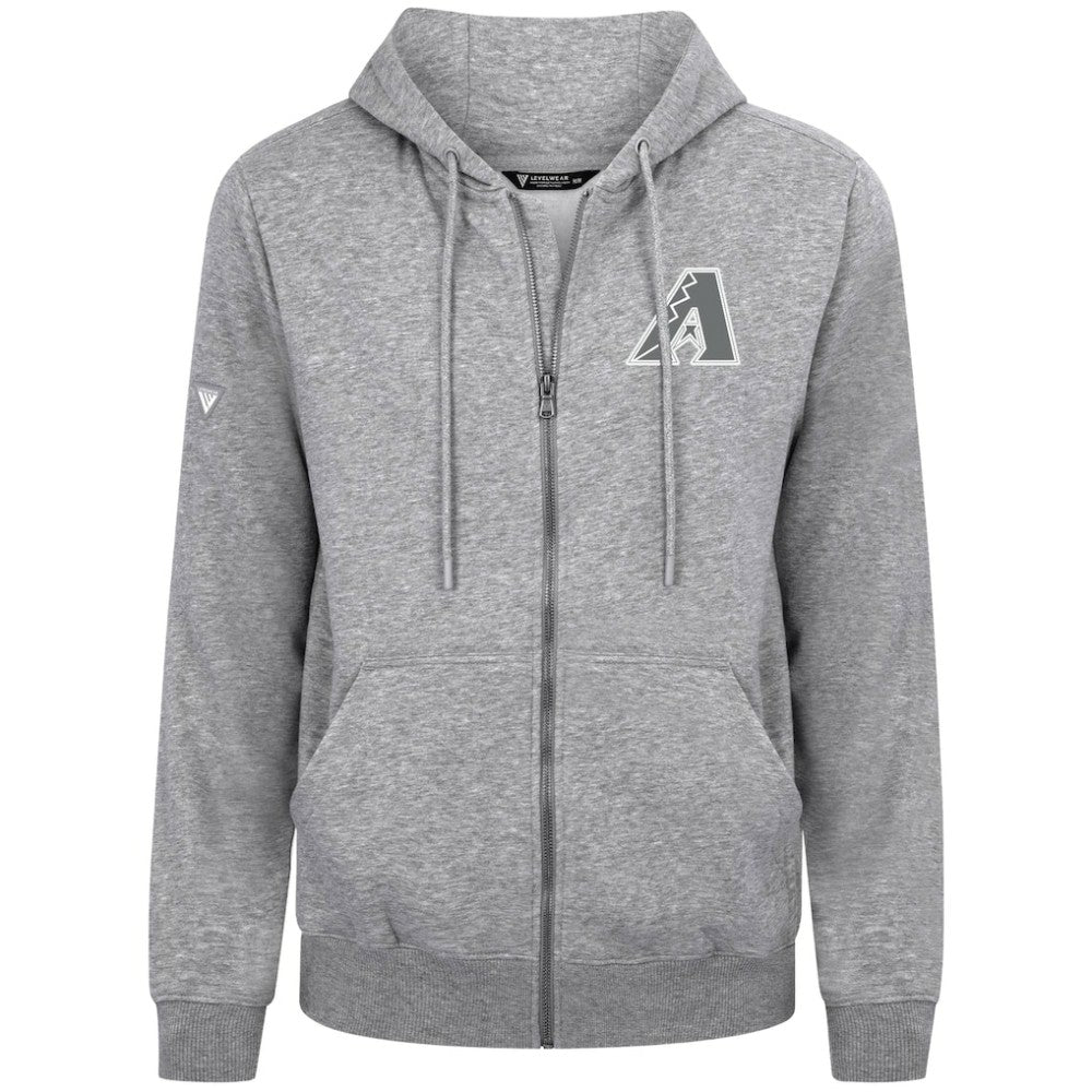 Arizona Diamondbacks Levelwear Podium Chenille Logo Full-Zip Hoodie Near Me