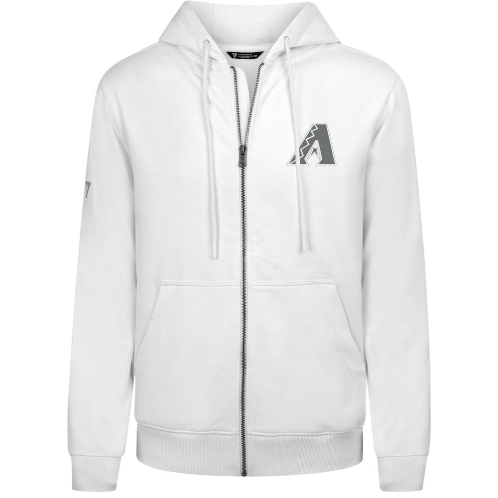 Arizona Diamondbacks Levelwear Podium Chenille Logo Full-Zip Hoodie Sale