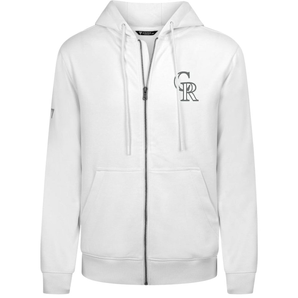 Colorado Rockies Levelwear Podium Chenille Logo Full-Zip Hoodie Near Me