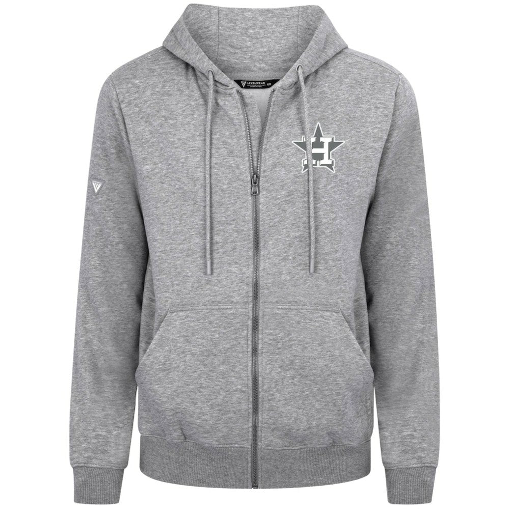 Houston Astros Levelwear Podium Chenille Logo Full-Zip Hoodie Outlet