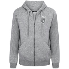 Kansas City Royals Levelwear Podium Chenille Logo Full-Zip Hoodie Outlet