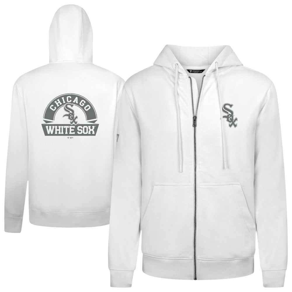 Chicago White Sox Levelwear Podium Chenille Logo Full-Zip Hoodie for sale