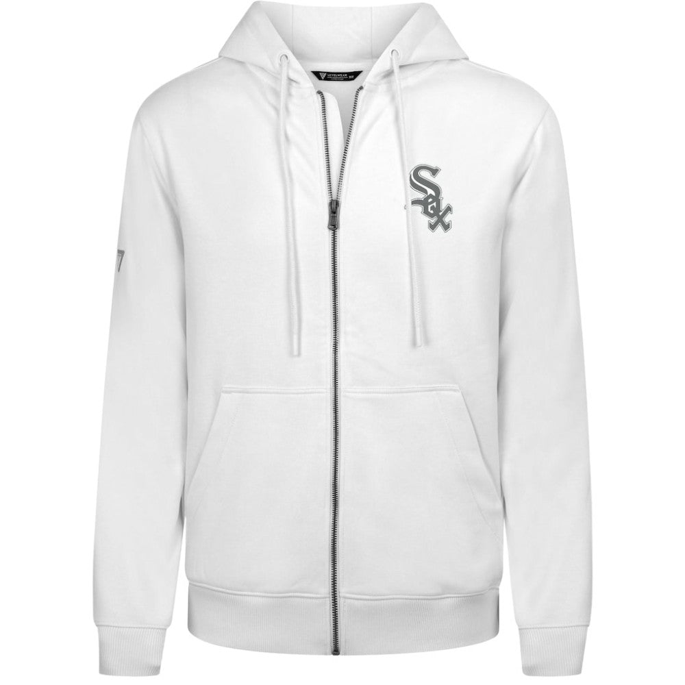 Chicago White Sox Levelwear Podium Chenille Logo Full-Zip Hoodie for sale