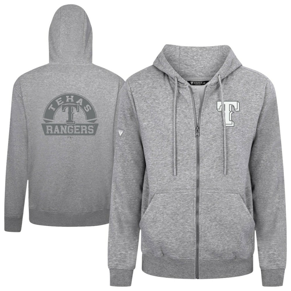 Texas Rangers Levelwear Podium Banner Arch Full-Zip Hoodie Near Me