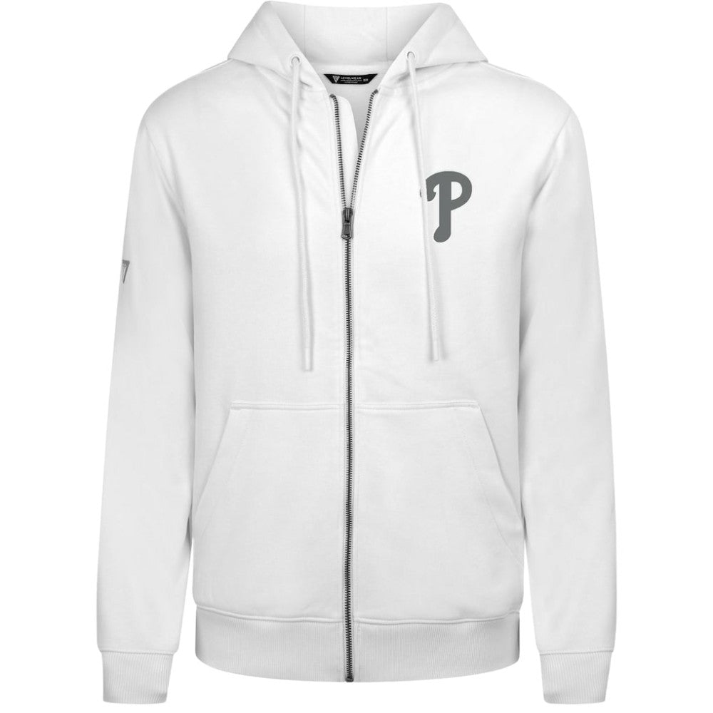Philadelphia Phillies Levelwear Podium Banner Arch Full-Zip Hoodie Outlet
