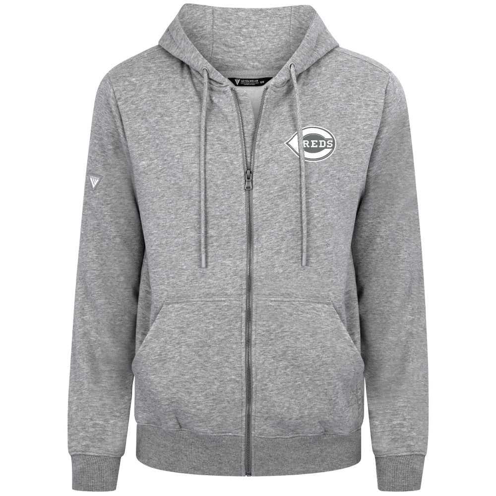 Cincinnati Reds Levelwear Podium Banner Arch Full-Zip Hoodie Near Me