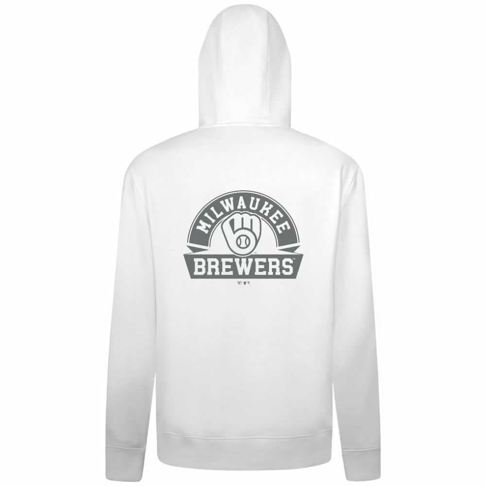 Milwaukee Brewers Levelwear Podium Banner Arch Full-Zip Hoodie Online