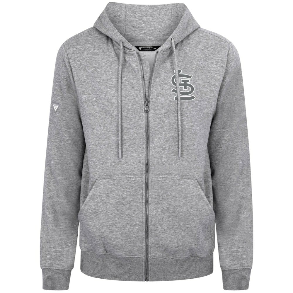 St. Louis Cardinals Levelwear Podium Banner Arch Full-Zip Hoodie Discount