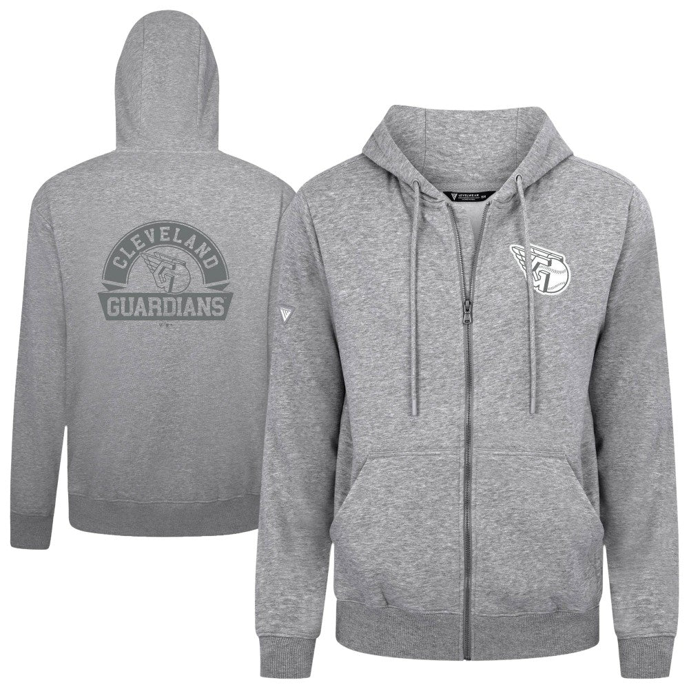 Cleveland Guardians Levelwear Podium Banner Arch Full-Zip Hoodie Outlet