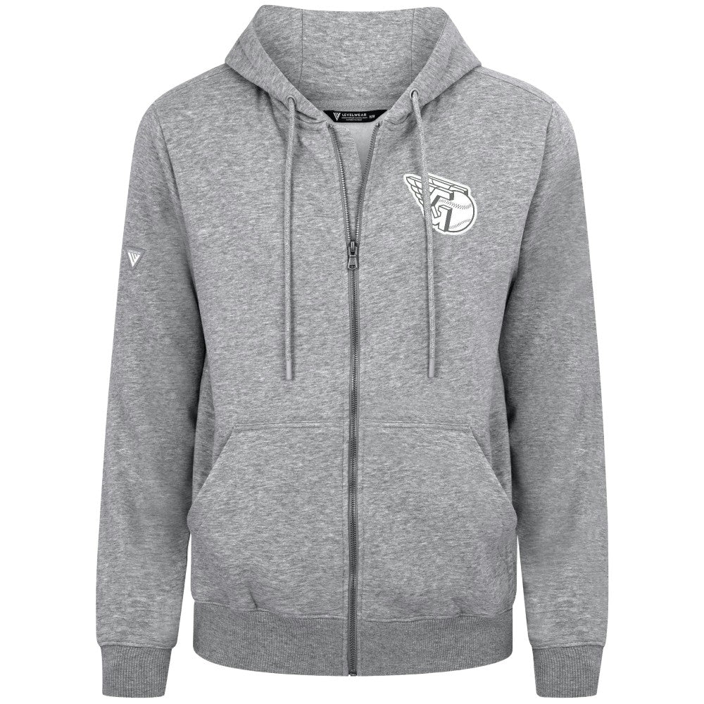 Cleveland Guardians Levelwear Podium Banner Arch Full-Zip Hoodie Outlet