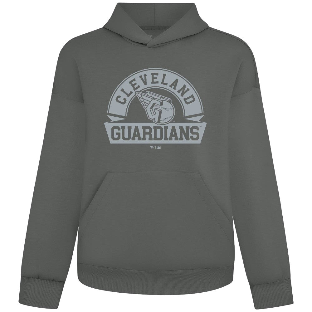 Cleveland Guardians Levelwear Luxe Signature Banner Arch Tri-Blend Hoodie Outlet