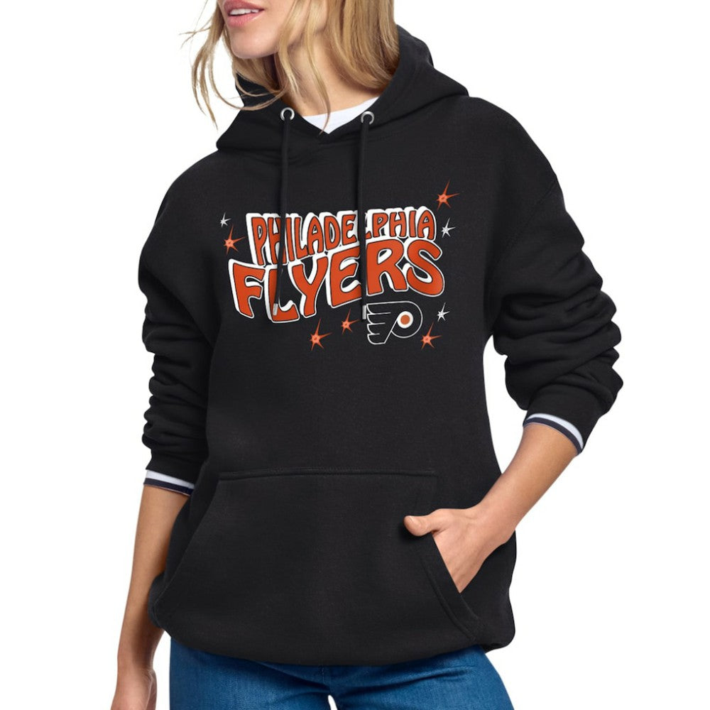 Philadelphia Flyers Starter Women's Fireworks Fleece Hoodie - Black | NHL discount