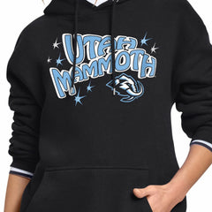 Utah Mammoth Starter Women's Fireworks Fleece Hoodie - Black | NHL online