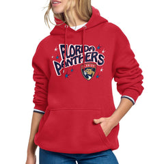 Florida Panthers Starter Women's Fireworks Fleece Hoodie - Red | NHL near me