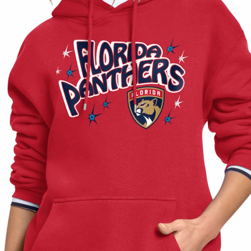 Florida Panthers Starter Women's Fireworks Fleece Hoodie - Red | NHL near me