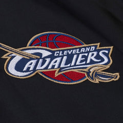 Mitchell & Ness Cleveland Cavaliers Hardwood Classics Nights Walk the Tunnel Satin Bomber Full-Snap Hooded Jacket Black