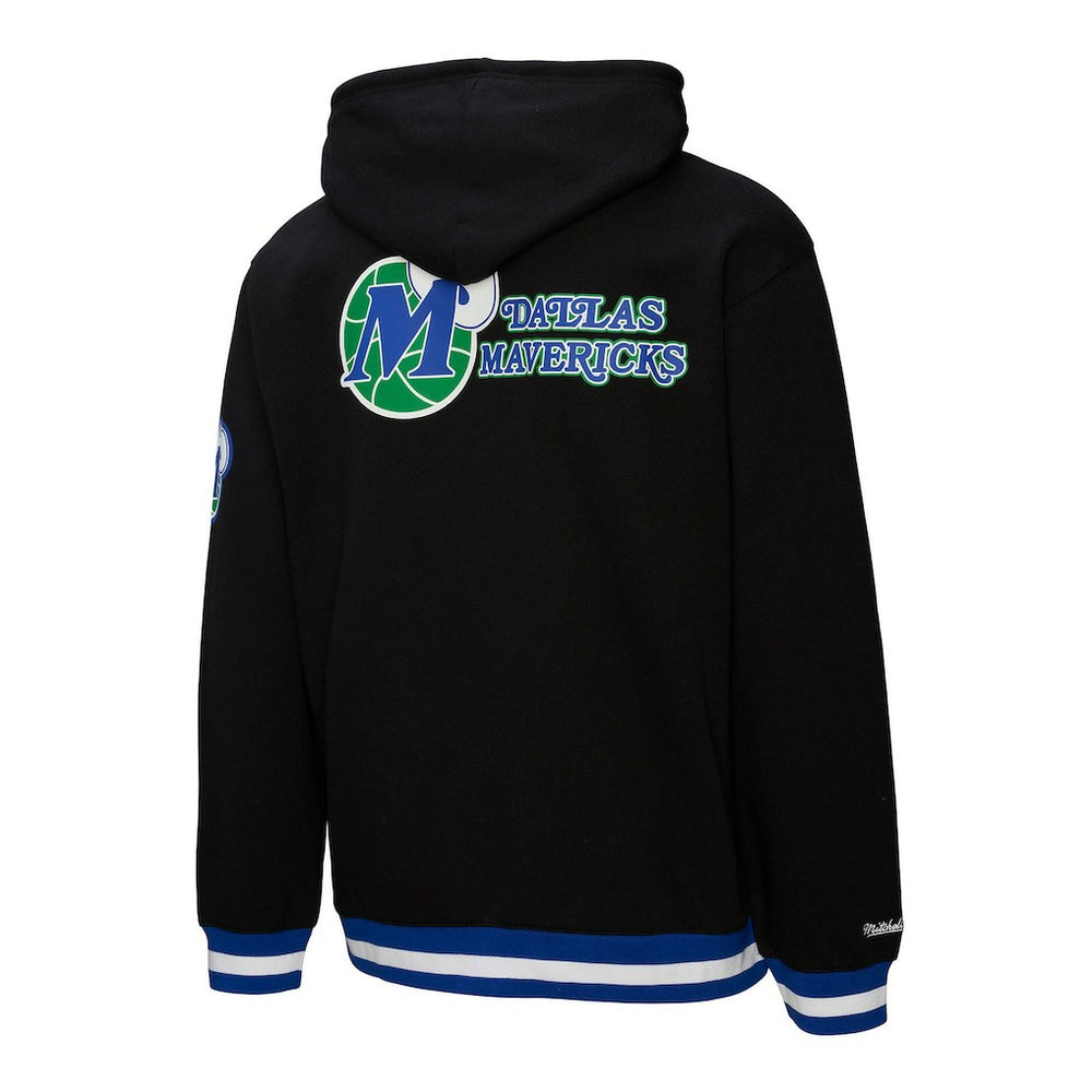 Mitchell & Ness Dallas Mavericks Hardwood Classics Nights Playmaker Fleece Hoodie Black