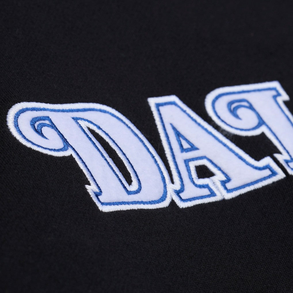 Mitchell & Ness Dallas Mavericks Hardwood Classics Nights Playmaker Fleece Hoodie Black