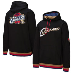 Mitchell & Ness Cleveland Cavaliers Hardwood Classics Nights Playmaker Fleece Hoodie Black