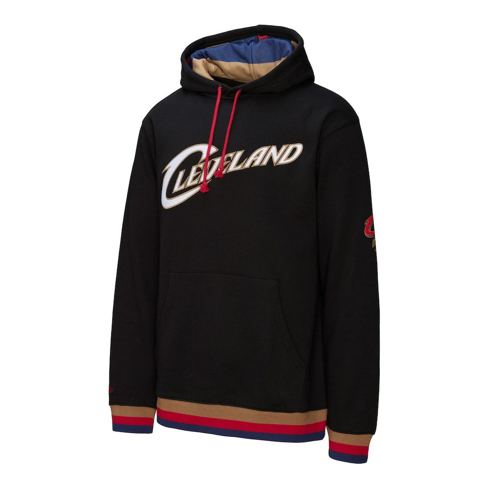 Mitchell & Ness Cleveland Cavaliers Hardwood Classics Nights Playmaker Fleece Hoodie Black
