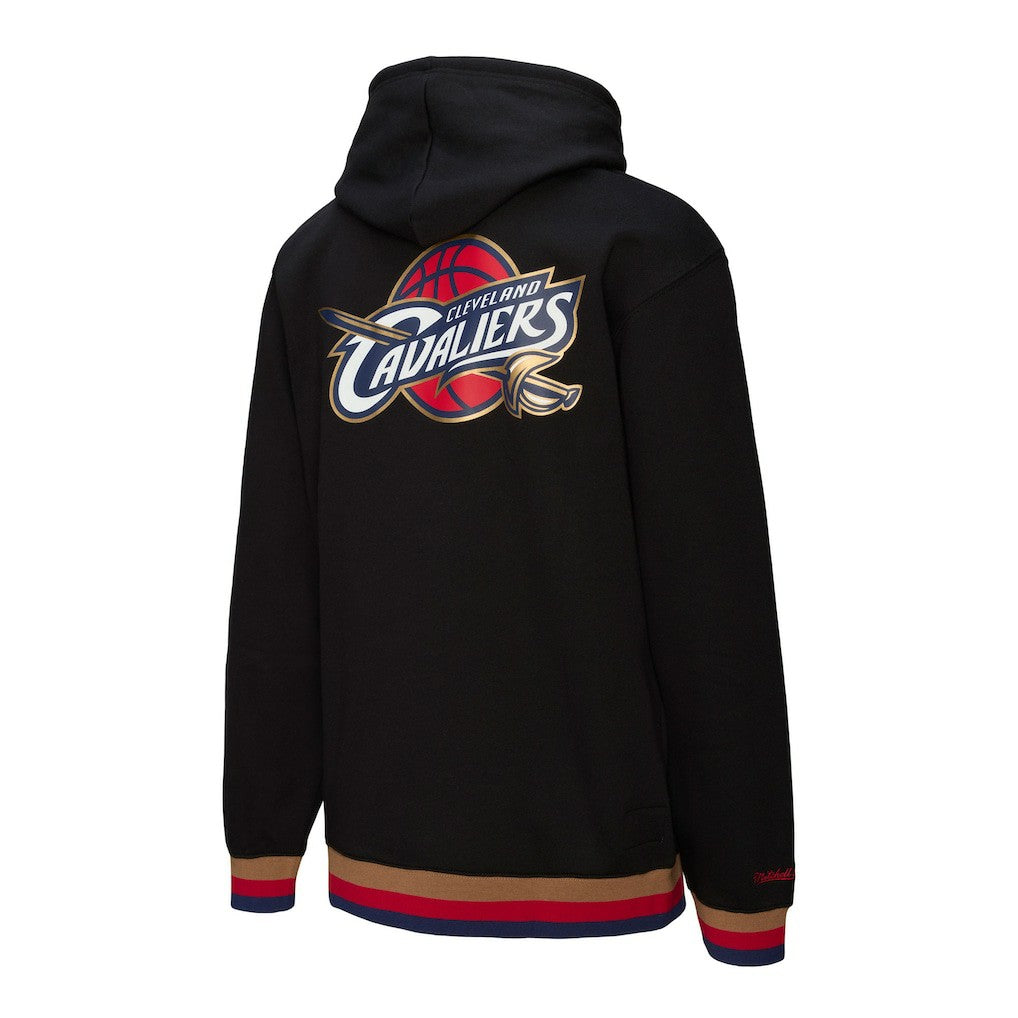 Mitchell & Ness Cleveland Cavaliers Hardwood Classics Nights Playmaker Fleece Hoodie Black