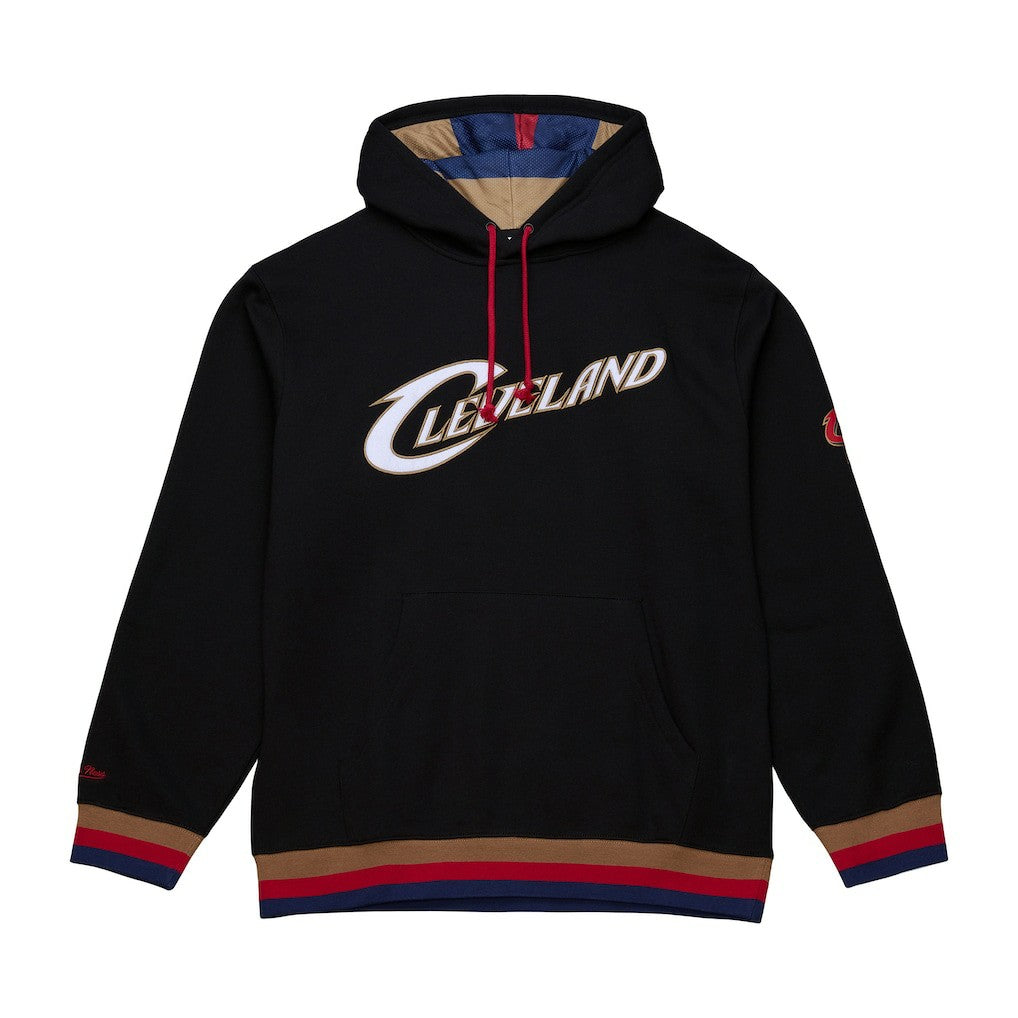 Mitchell & Ness Cleveland Cavaliers Hardwood Classics Nights Playmaker Fleece Hoodie Black