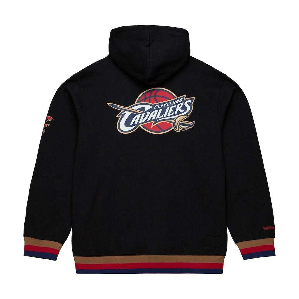 Mitchell & Ness Cleveland Cavaliers Hardwood Classics Nights Playmaker Fleece Hoodie Black