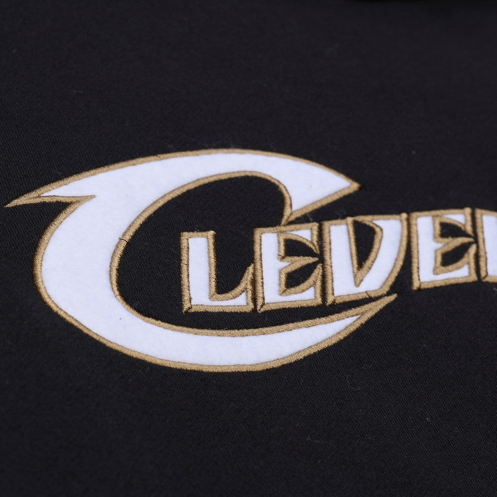 Mitchell & Ness Cleveland Cavaliers Hardwood Classics Nights Playmaker Fleece Hoodie Black