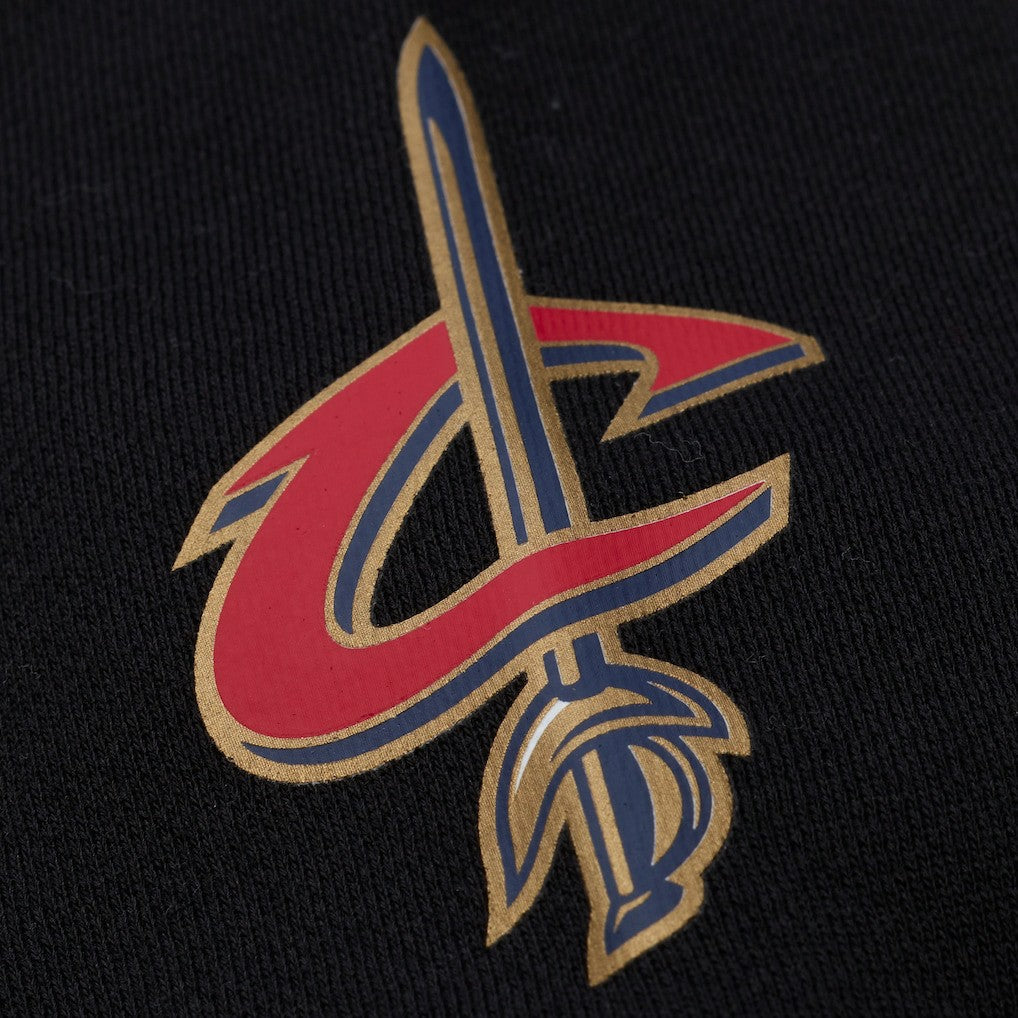 Mitchell & Ness Cleveland Cavaliers Hardwood Classics Nights Playmaker Fleece Hoodie Black