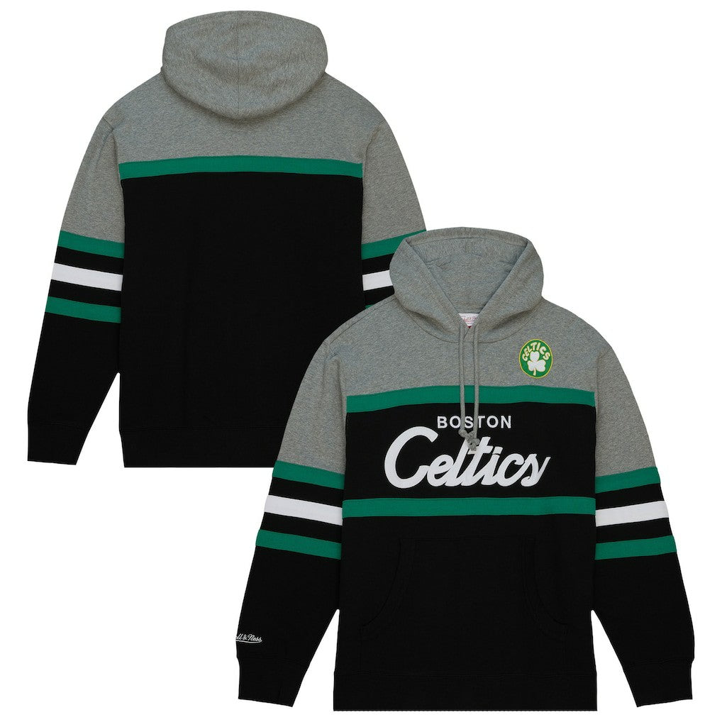 Mitchell & Ness Boston Celtics Head Coach Hoodie Black/Gray