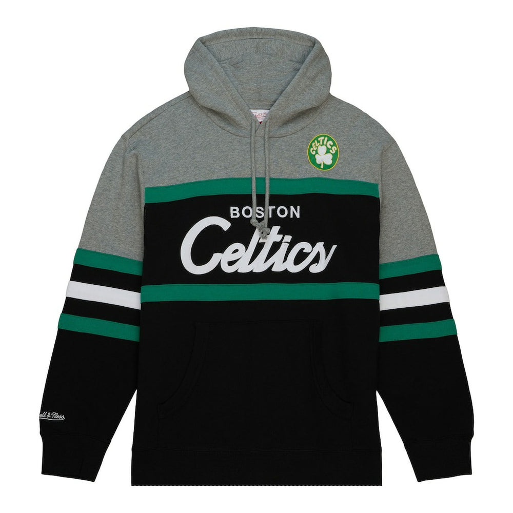Mitchell & Ness Boston Celtics Head Coach Hoodie Black/Gray