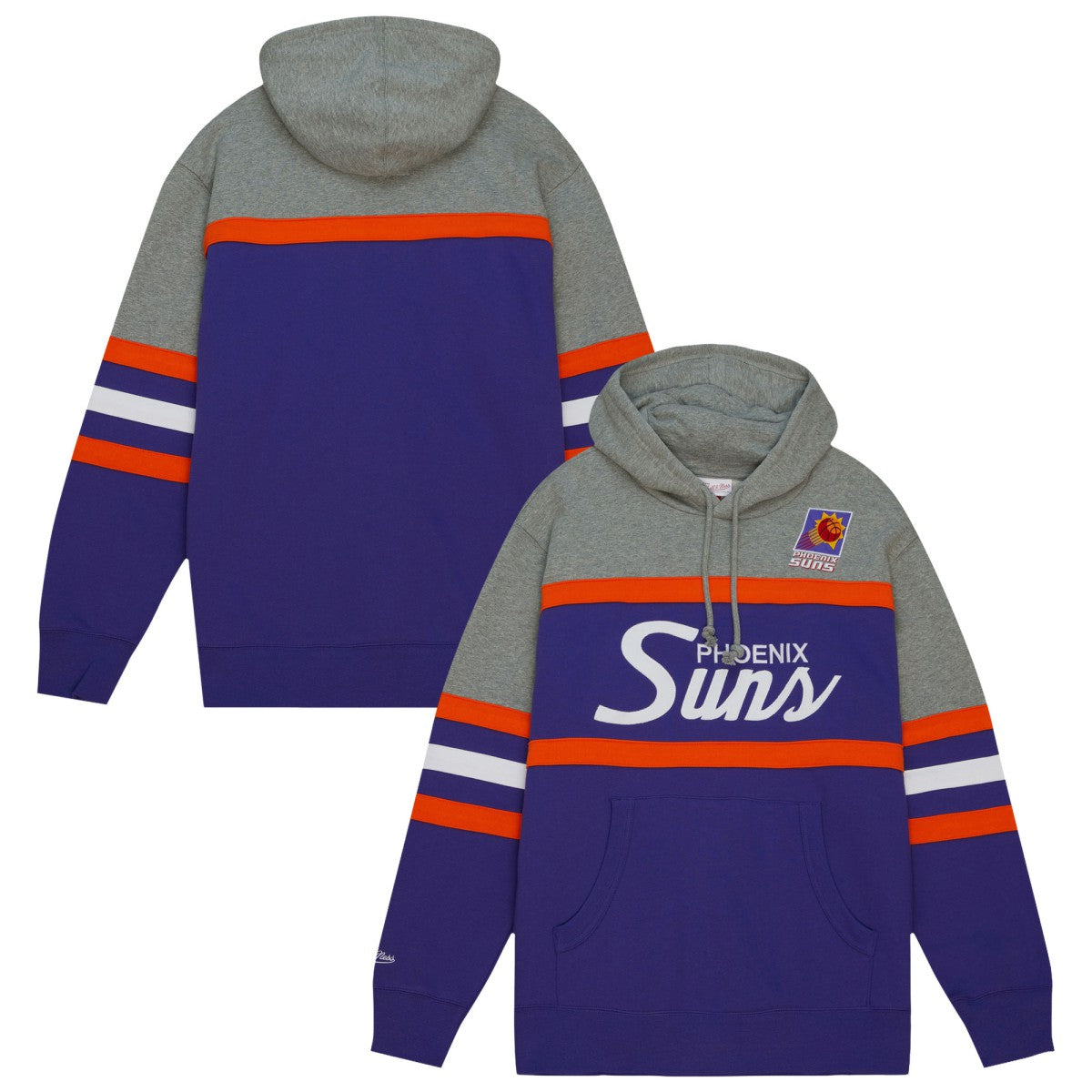 Mitchell & Ness Phoenix Suns Head Coach Hoodie Purple/Gray