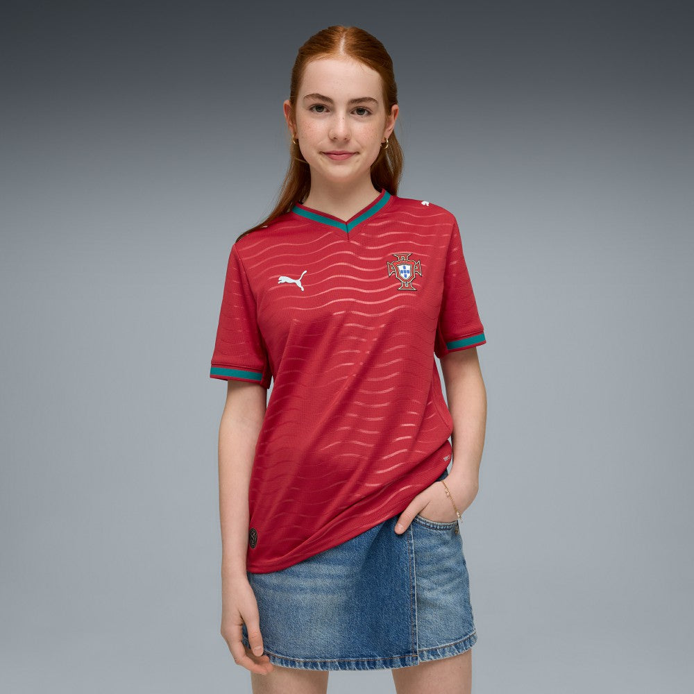 Puma - Portugal National Team Youth 2026 Home Replica Jersey - Red