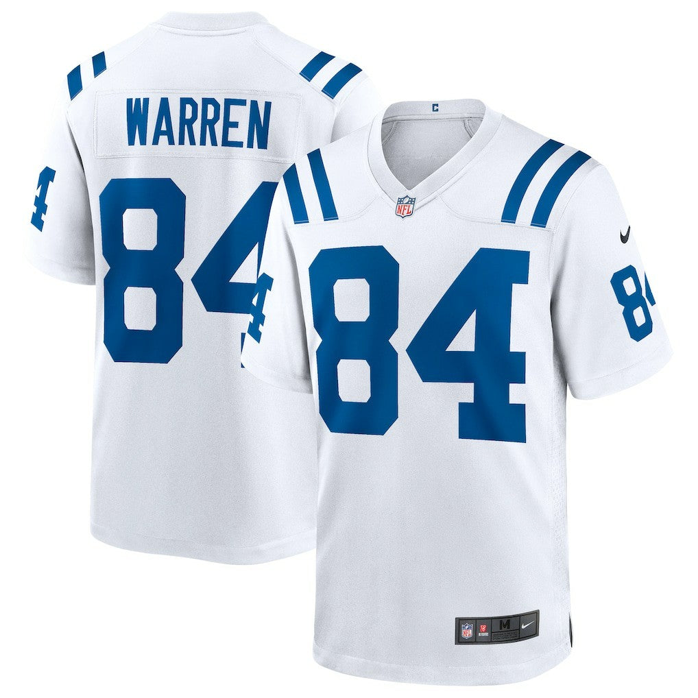 Tyler Warren Indianapolis Colts Game Jersey - White - Nike