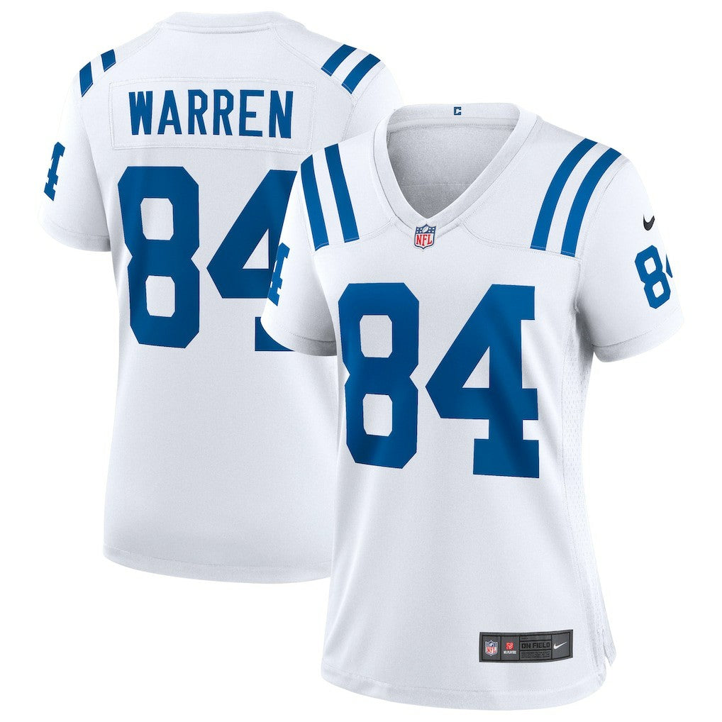 Tyler Warren Indianapolis Colts Women's Game Jersey - White - Nike