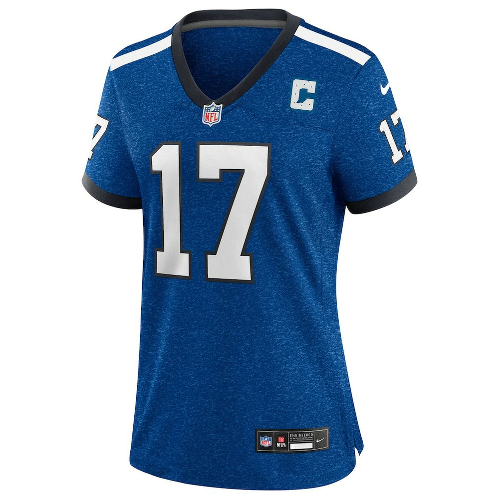 Daniel Jones Indianapolis Colts Women's Alternate 2 Indiana Nights Game Jersey - Heather Royal - Nike