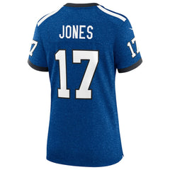 Daniel Jones Indianapolis Colts Women's Alternate 2 Indiana Nights Game Jersey - Heather Royal - Nike