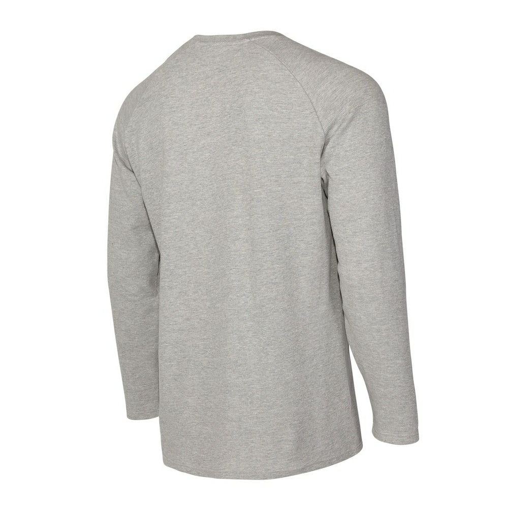Philadelphia 76ers Concepts Sport Hawthorn Thermal Knit Long Sleeve Henley T-Shirt Gray