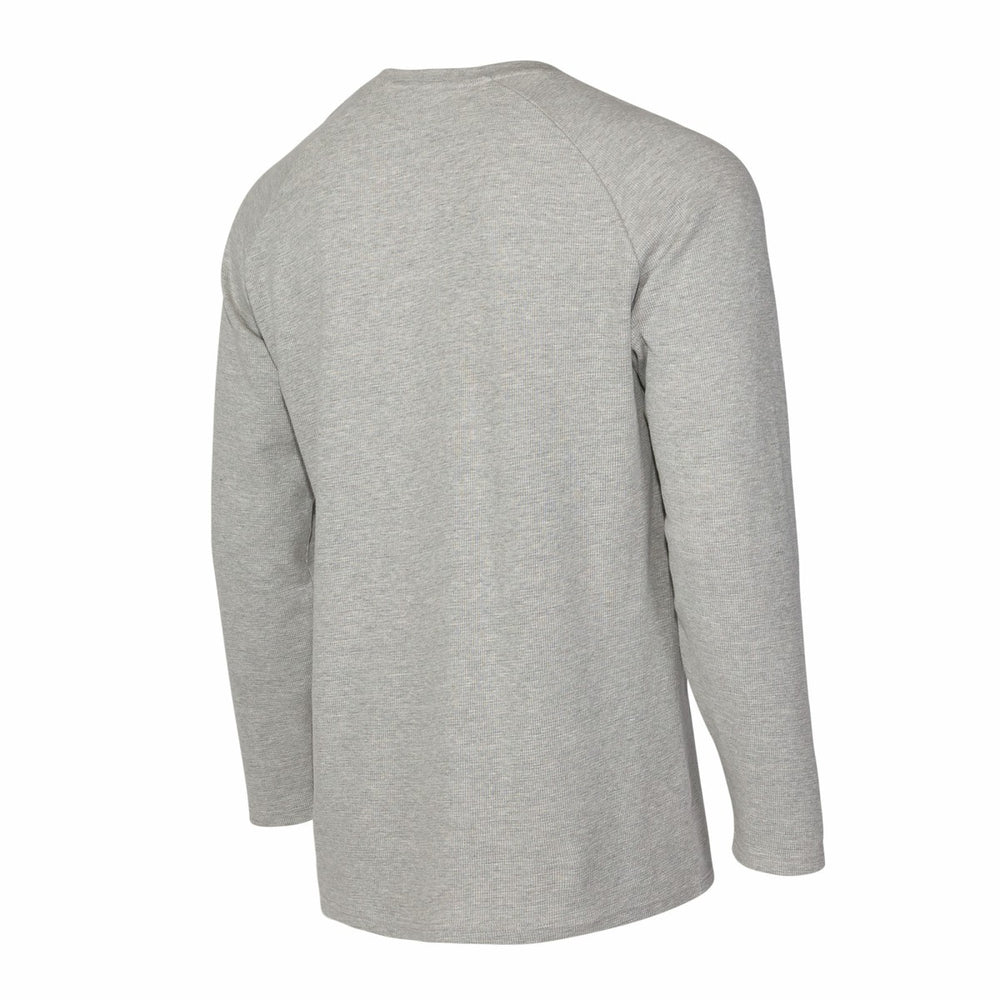 Milwaukee Bucks Concepts Sport Hawthorn Thermal Knit Long Sleeve Henley T-Shirt Gray