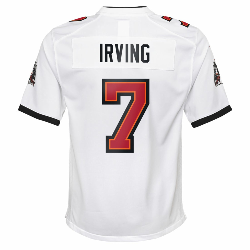 Bucky Irving Tampa Bay Buccaneers Youth White Game Jersey - White - Nike