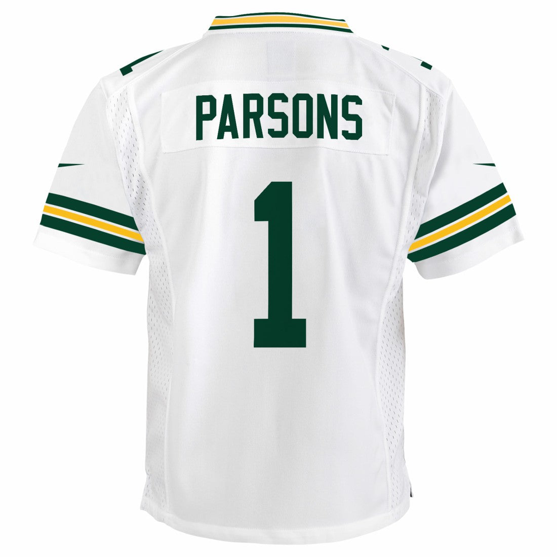 Micah Parsons Green Bay Packers Youth White Game Jersey - White - Nike