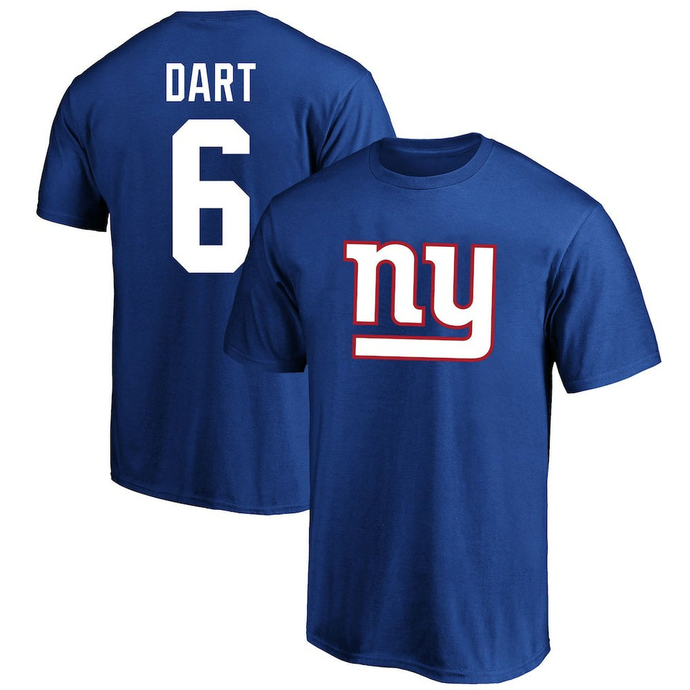 Jaxson Dart New York Giants Big & Tall Player Name & Number T-Shirt - Royal - Fanatics