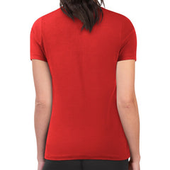 Carolina Hurricanes G-III 4Her by Carl Banks Women's Super-Slim Lightweight Pinstripe Circle Graphic T-Shirt - Red | NHL on sale