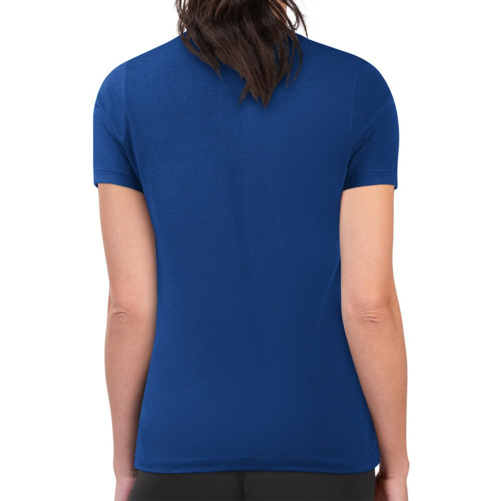 New York Islanders G-III 4Her by Carl Banks Women's Super-Slim Lightweight Pinstripe Circle Graphic T-Shirt - Royal | NHL discount