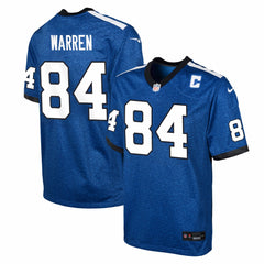 Tyler Warren Indianapolis Colts Youth Alternate 2 Game Jersey - Royal - Nike