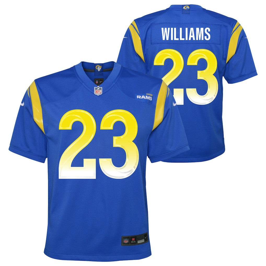 Kyren Williams Los Angeles Rams Youth Team Game Jersey - Royal - Nike