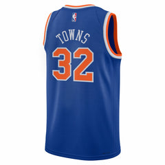 Nike Karl-Anthony Towns New York Knicks Youth Swingman Jersey Icon Edition Blue
