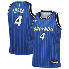 Nike Jalen Suggs Orlando Magic Youth Swingman Jersey Icon Edition Blue